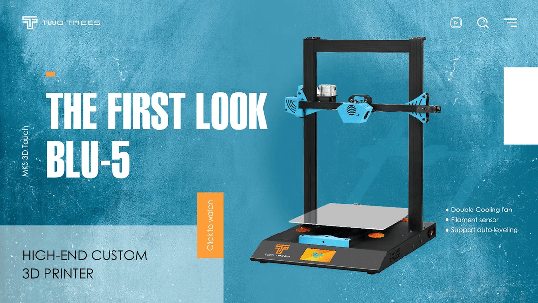TWO TREES | BLU-5 First Look! The most beautiful printer I have ever seen! - TwoTrees Official Shop