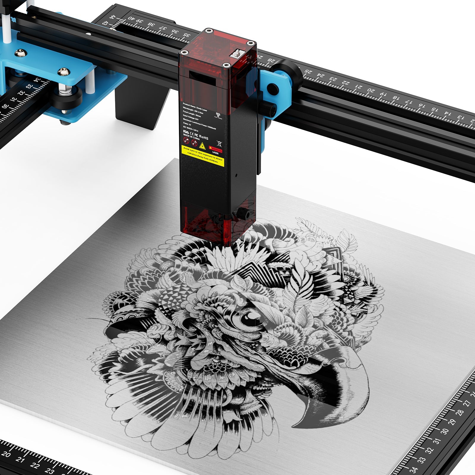 Twotrees Engraving machine laser module laser 24V10W with protective cover TwoTrees Official Shop