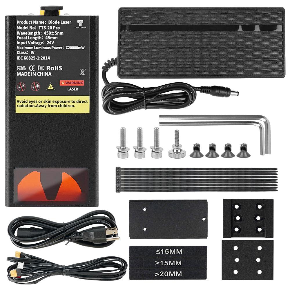Twotrees 20W Laser Module for TTS Pro Series - TwoTrees Official Shop