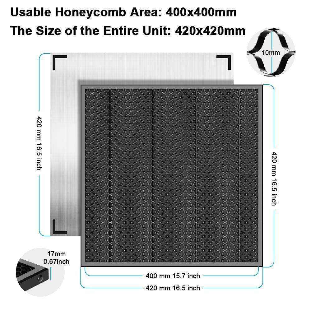 Twotrees Laser Cutting Honeycomb Workbench Table Size 420*420mm - TwoTrees Official Shop