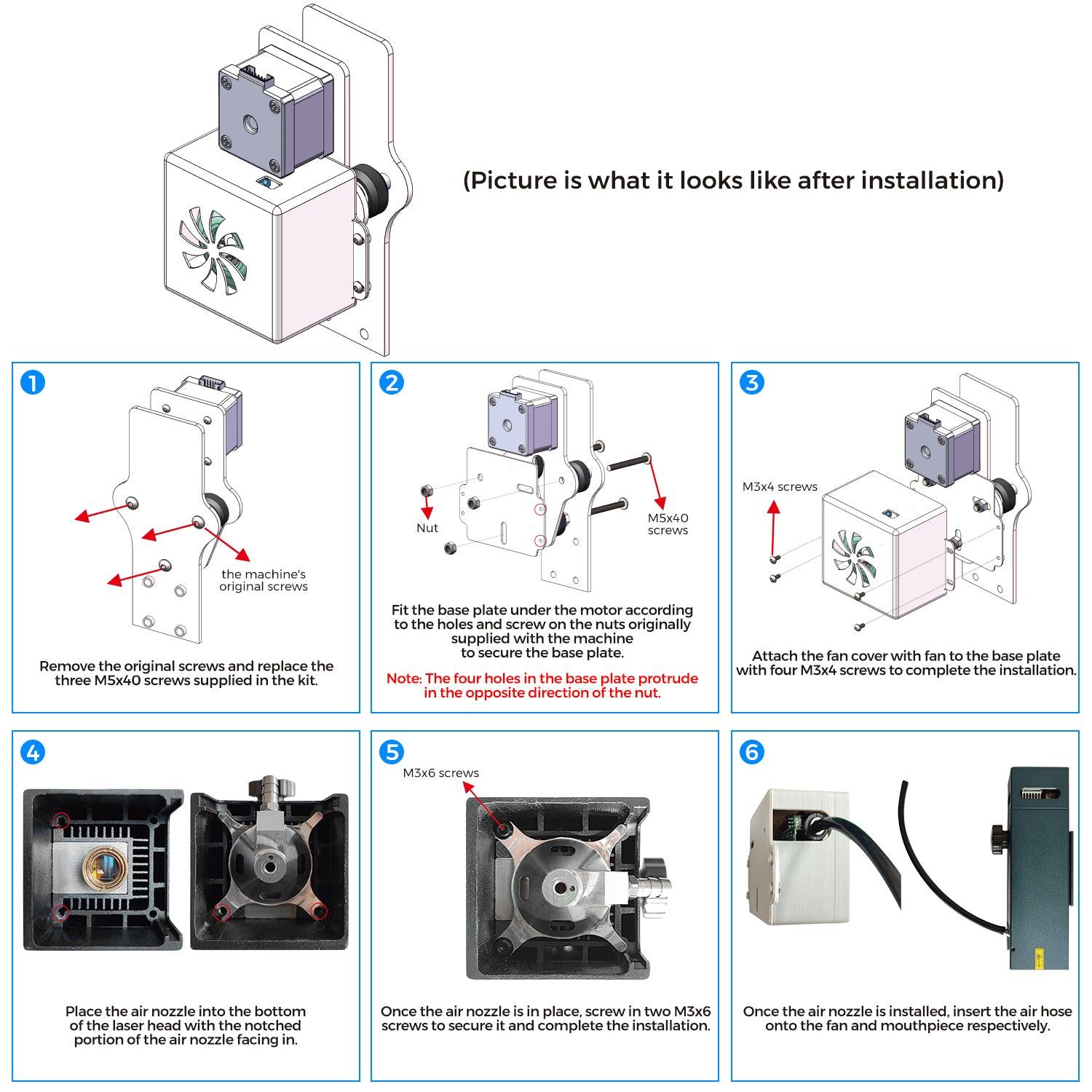 Twotrees Turbo Air Pump for A5 PRO/A10 PRO - TwoTrees Official Shop