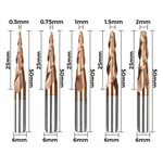 Twotrees 6-shank taper ball end double-edged spiral milling cutter - TwoTrees Official Shop