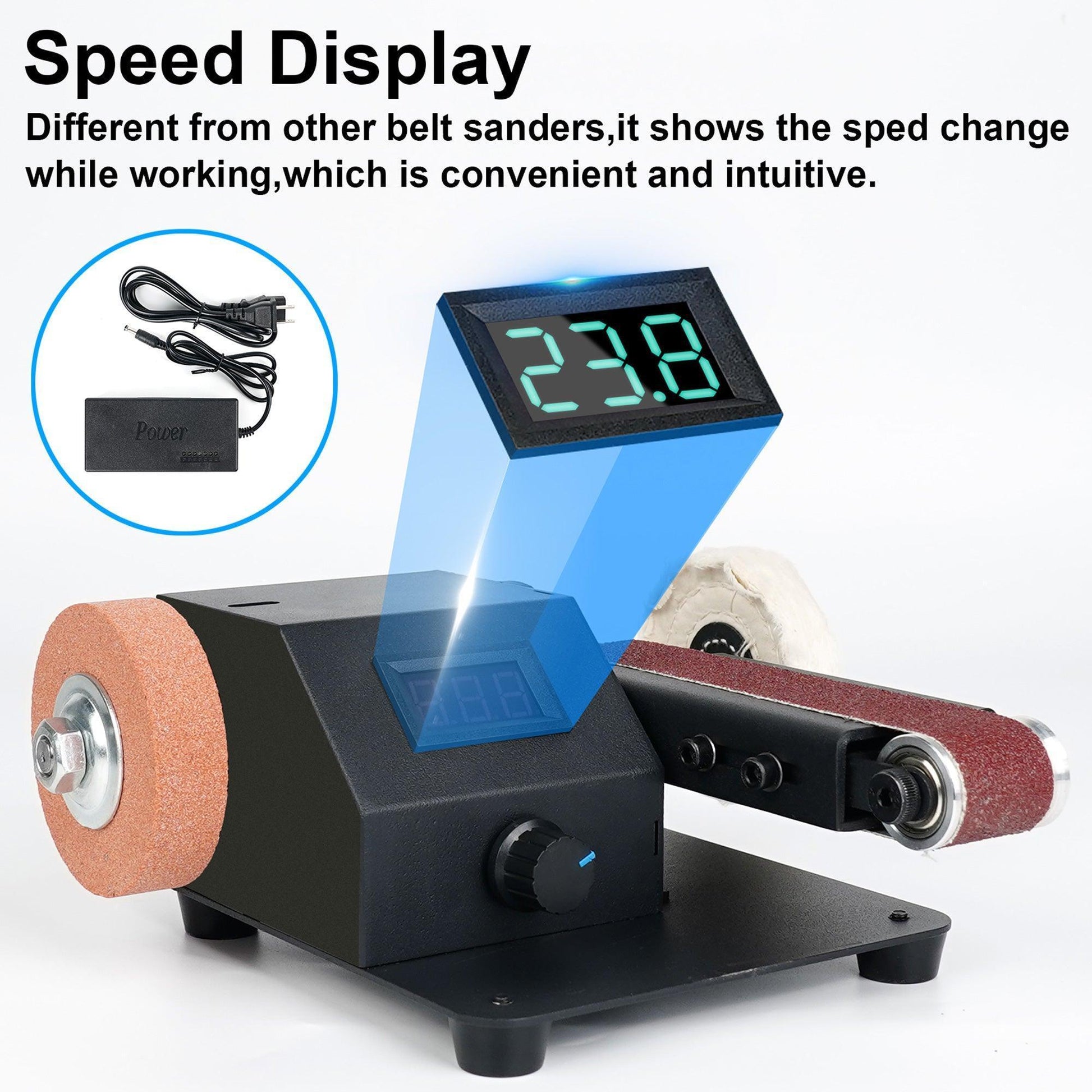 Twotrees Multi-function Belt Sander | Stepless Speed Adjustment - TwoTrees Official Shop
