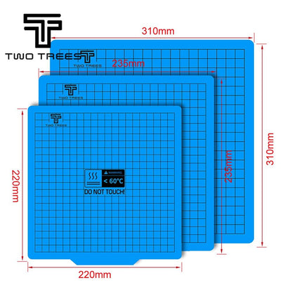 Twotrees Square Heatbed Sticker Hot Bed Build Plate Tape Surface Flex Plate for Ender 3 - TwoTrees Official Shop