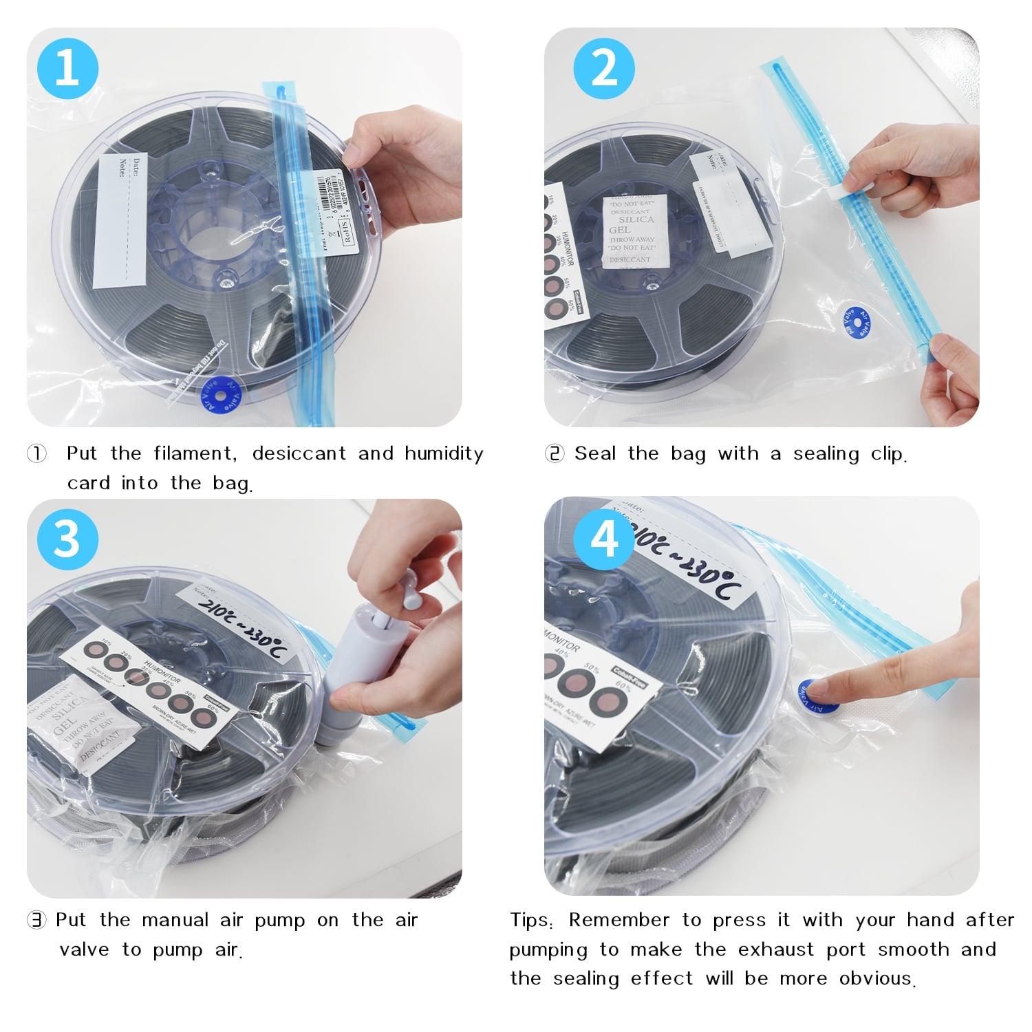 Twotrees Dryer Safekeeping Humidity Resistant Vacuum Sealing Bags For 3D Printing 3D Printer Filament Bag - TwoTrees Official Shop